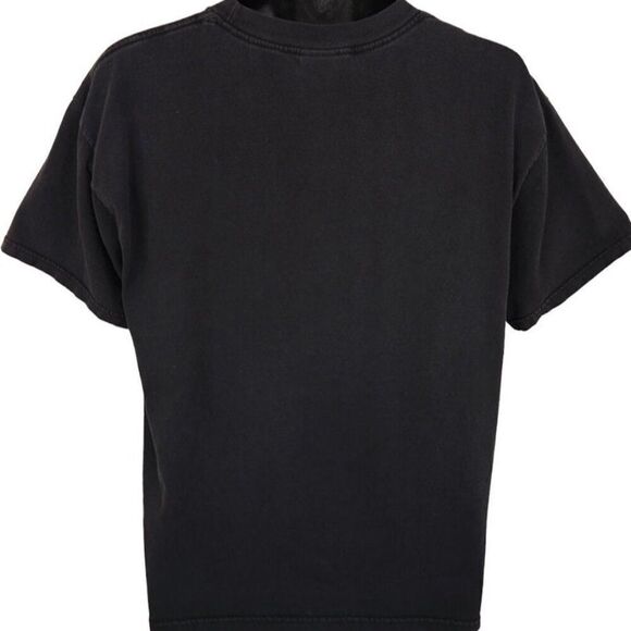 Vintage Grim Reaper T Shirt Mens Size Large Black Y2K Exile Skeleton Skull - Picture 4 of 6